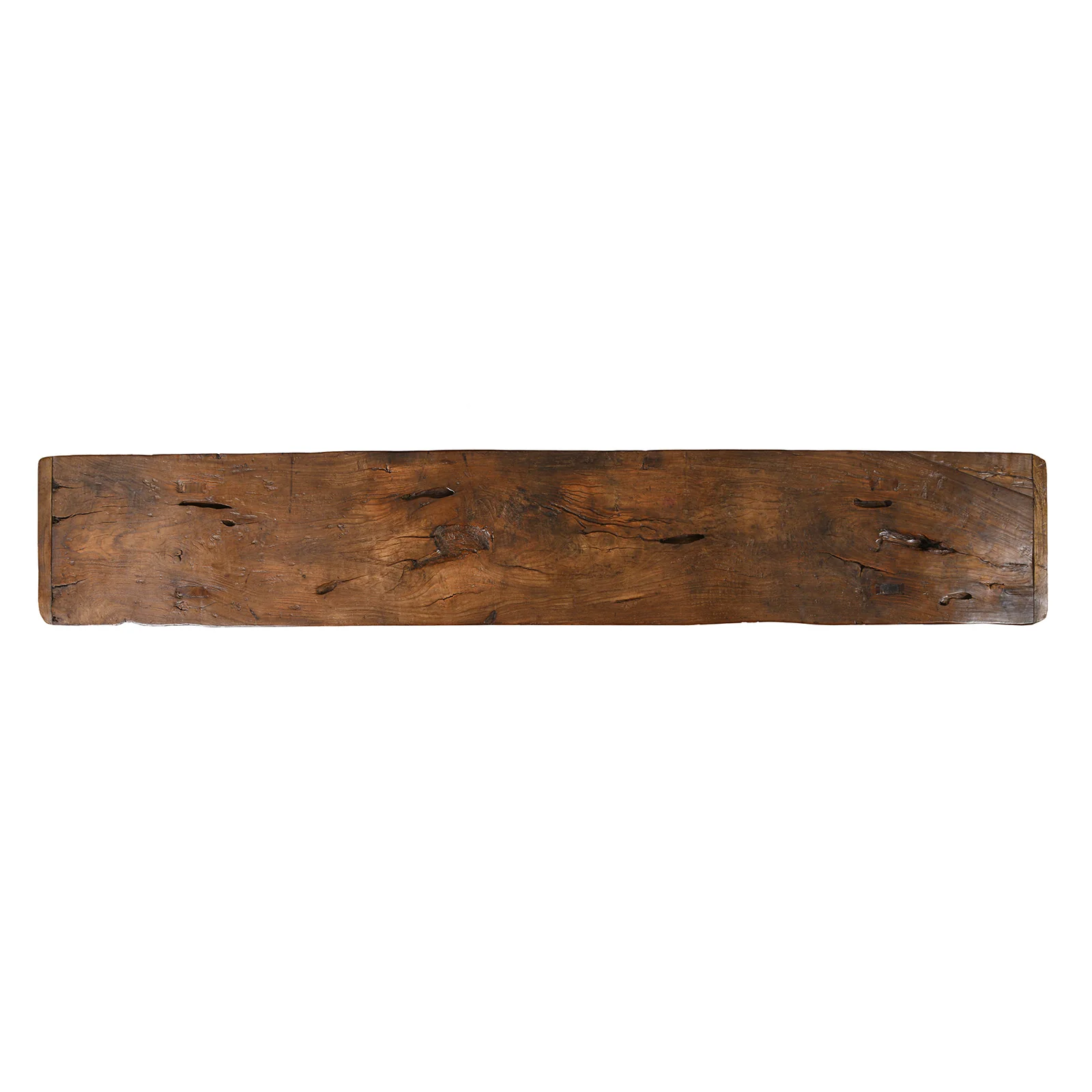 Old Chinese Elm Farmhouse Console Table - Image 4