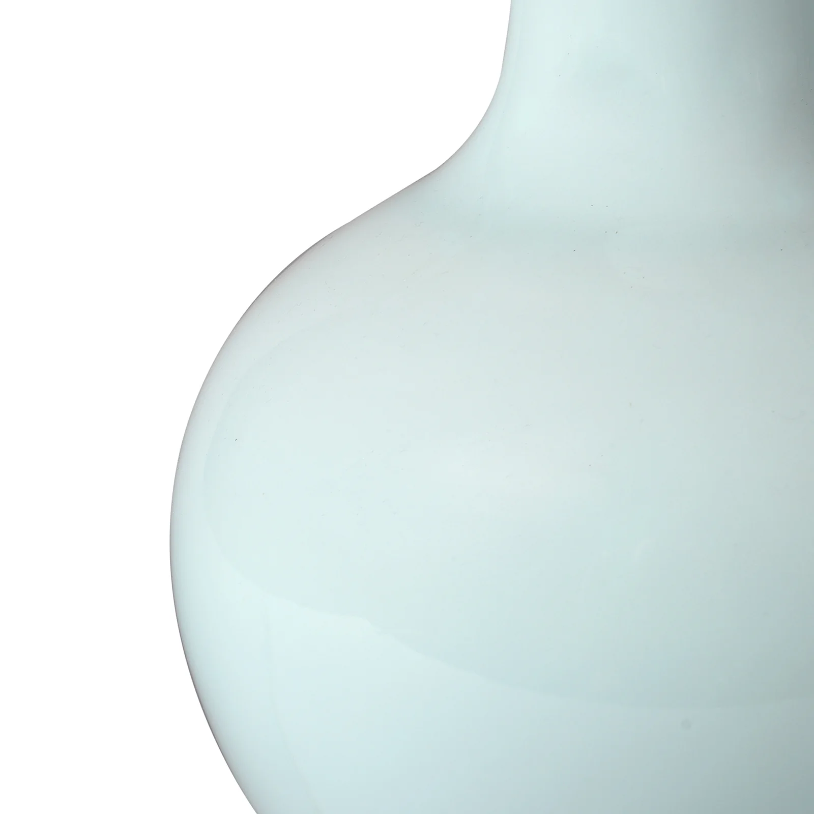 Celadon Glaze Porcelain Bottle Vase Lamp - Image 5