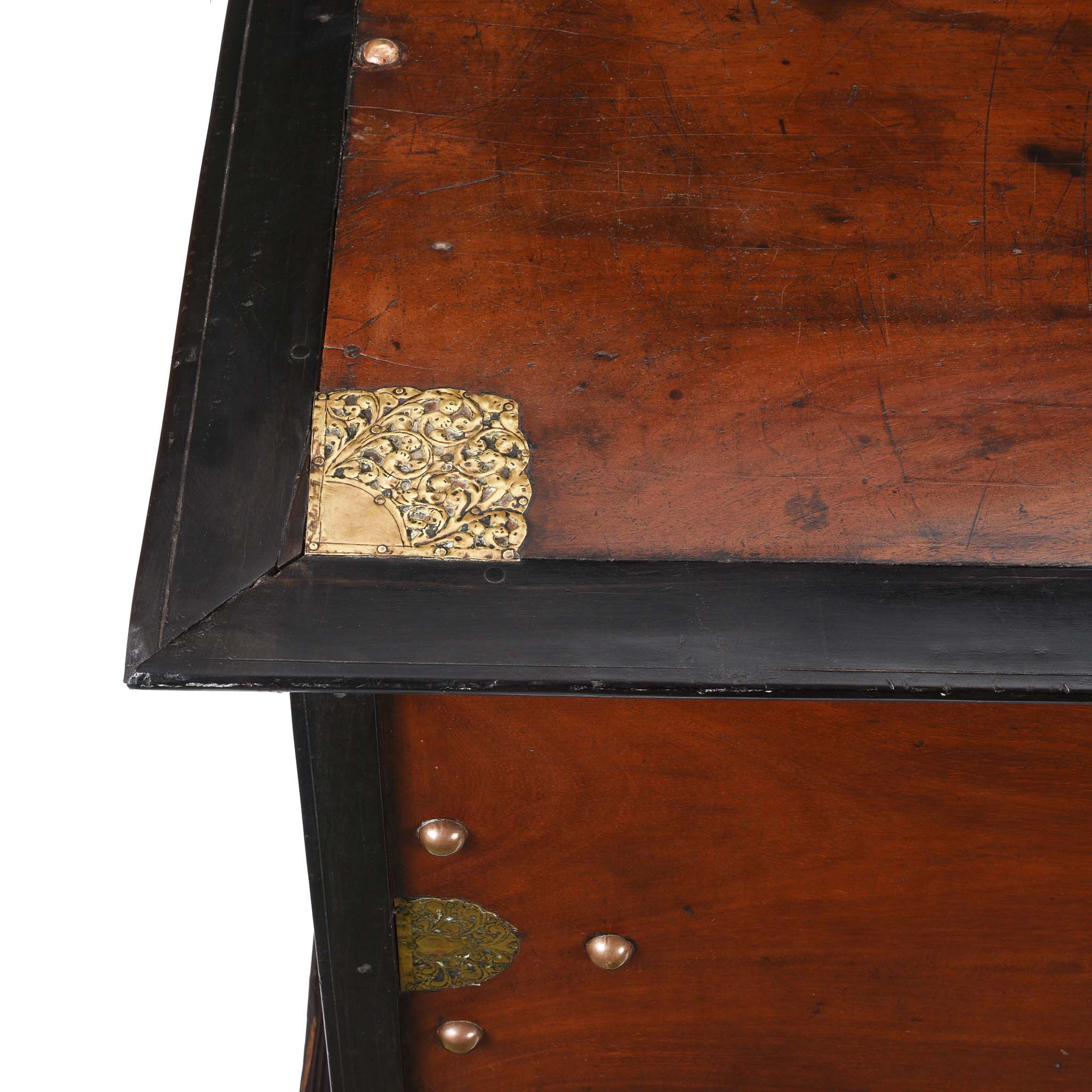 Dutch Colonial Chest on Stand From Ceylon -18th Century - Image 12